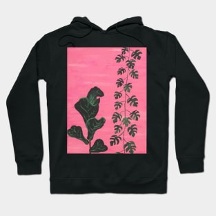 Pink Houseplants Hoodie